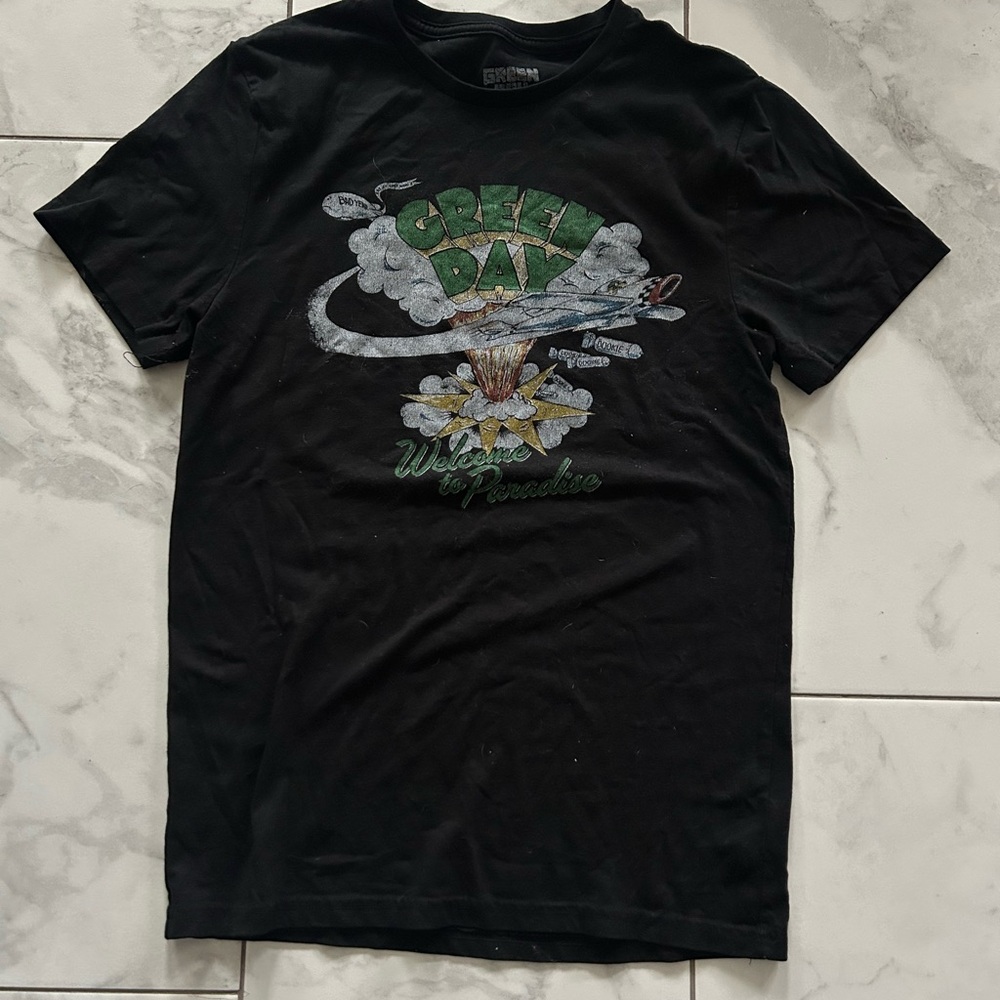 Green Day Graphic Tee - Welcome to Paradise Dookie Album